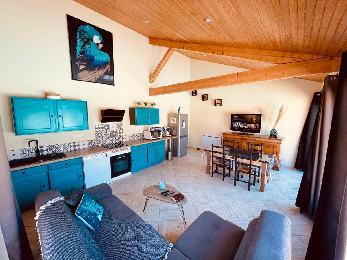 La Villa Perroquet Poncins Eksteriør bilde